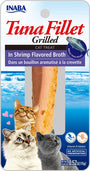 INABA Grilled Tuna Fillet in Shrimp Broth Grain-Free Cat Treats, 0.52-oz