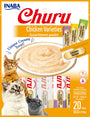 INABA Churu Puree Chicken Variety Pack Grain-Free Cat Treats