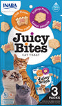 INABA Juicy Bites Scallop & Crab Flavor Grain-Free Cat Treats, 3-pk