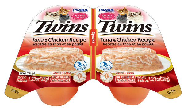 INABA Twins Tuna & Chicken Side Dish for Cats