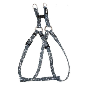 Li'l Pals Comfort Wrap Adjustable Dog Harness, Grey Bones