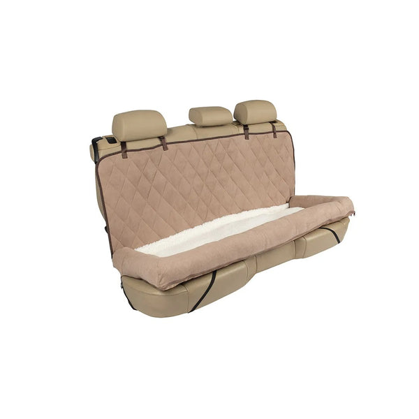 PetSafe Happy Ride Car Dog Bed, Bench Seat, Tan