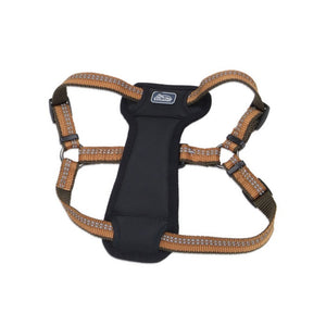 K9 Explorer Reflective Adjustable Padded Dog Harness, Campfire Orange
