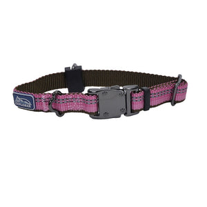 K9 Explorer Collier réfléchissant réglable pour chien, Bouton de rose