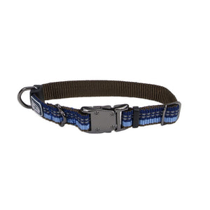 K9 Explorer Reflective Adjustable Dog Collar, Sapphire