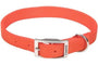 Coastal Double-Ply Nylon Dog Collar, Sunset Orange