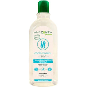 Amazonia Shampoing Pour Chien & Chat "Odor Control" Formule Élimine Odeurs, 16.9-oz