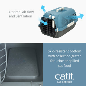 Catit Profile Voyager Cat Travel Carrier, Small, Cherry Red