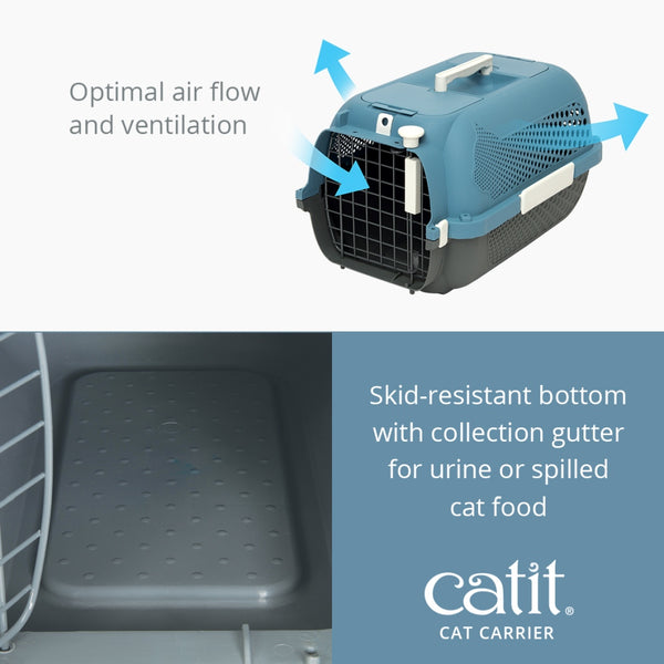 Catit Profile Voyager Cat Travel Carrier, Small, Turquiose
