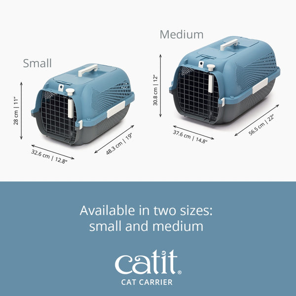 Catit Profile Voyager Cat Travel Carrier, Small, Turquiose