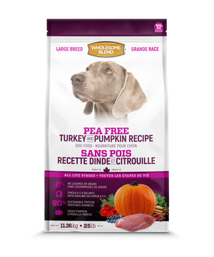 Wholesome Blend Pea Free Turkey & Pumpkin Large Breed ALS Dry Dog Food