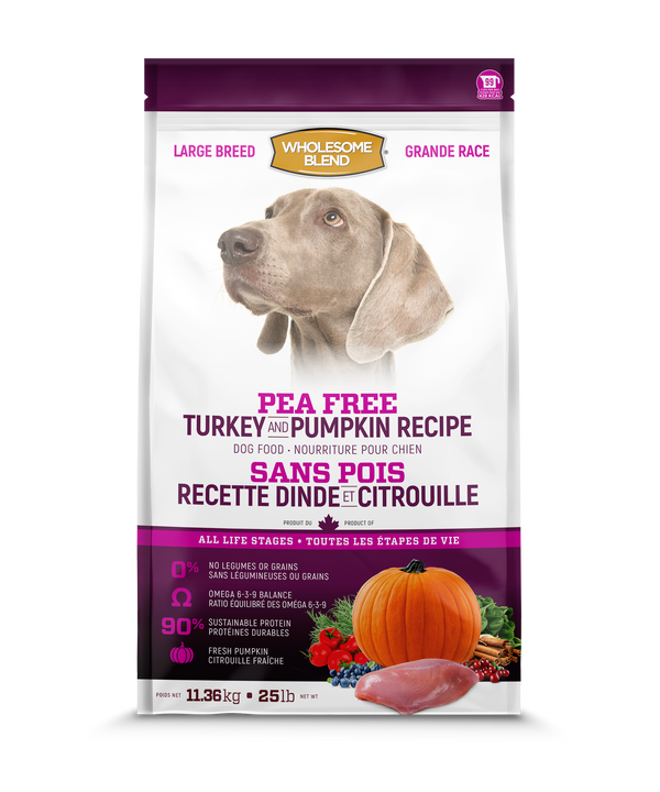 Wholesome Blend Pea Free Turkey & Pumpkin Large Breed ALS Dry Dog Food