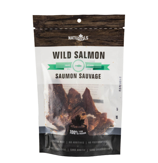 Naturawls Saumon sauvage Déshydraté Friandises pour chiens