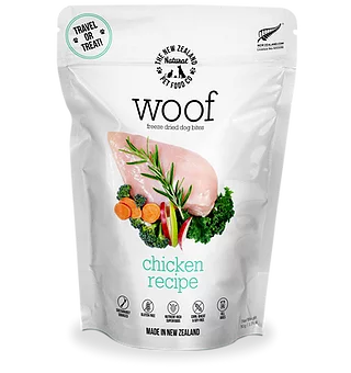 New Zealand Natural Pet Food Woof Chicken Freeze-Dried Dog Food