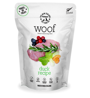 New Zealand Natural Pet Food Woof Duck Freeze-Dried Dog Food