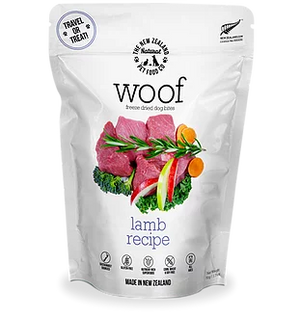 New Zealand Natural Pet Food Woof Lamb Freeze-Dried Dog Food