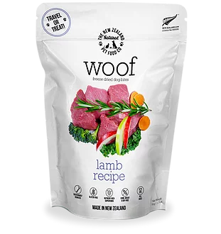 New Zealand Natural Pet Food Woof Lamb Freeze-Dried Dog Food