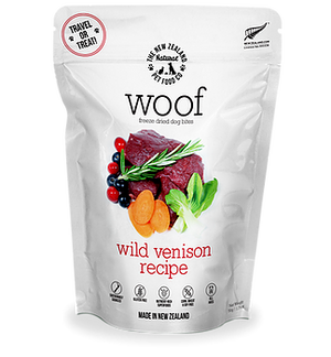 New Zealand Natural Pet Food Woof Venison Freeze-Dried Dog Food
