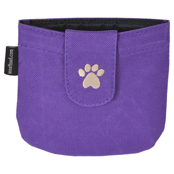 WoofHoof Sac à friandises pour chiens Pocket Pouch, Violet