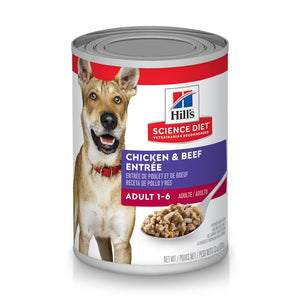 Hill's Science Diet Adult Beef & Chicken Entree Wet Dog Food