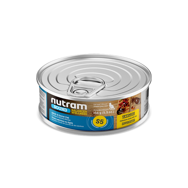 Nutram Sound S5 Well Balanced Chicken & Salmon Adult Senior Wet Cat Food
