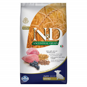 Farmina N&D Ancestral Grain Lamb & Blueberry Puppy Mini Dog Dry Food