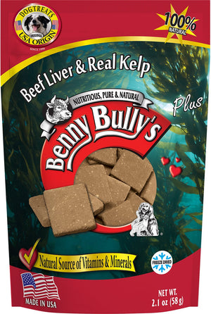 Benny Bully's Liver Plus Beef Liver & Real Kelp Freeze-Dried Dog Treats