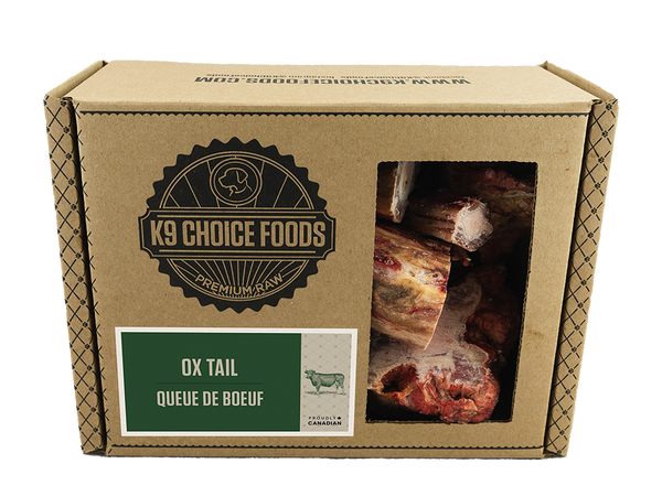 K9 Choice Foods Queue de bœuf crue