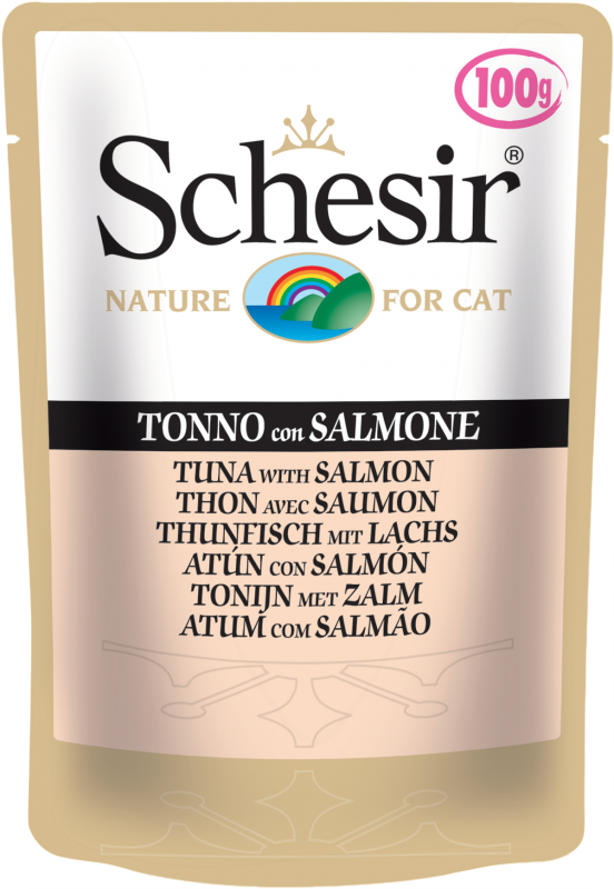 Schesir Sachet Thon Et Saumon
