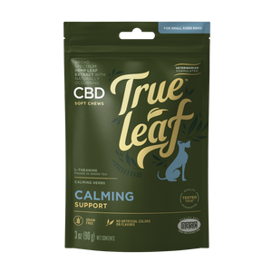 True Leaf Calming Support Alternative Supplement Chews for Small Dogs, 3.2-oz