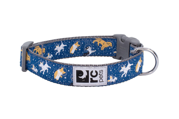 RC Pets Clip Dog Collar, Space Dogs
