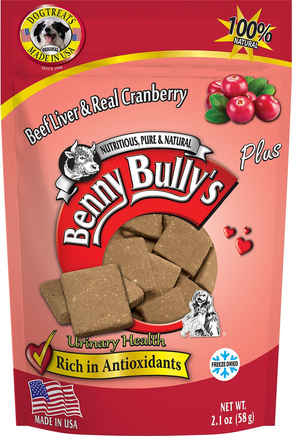 Benny Bully's Liver Plus Beef Liver & Real Cranberry Freeze-Dried Dog Treats