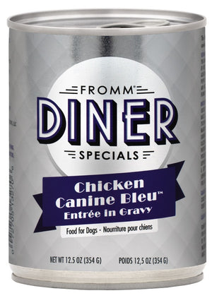 Fromm Diner Specials Poulet Canine Bleu Entrée en Sauce Nourriture pour Chiens en Conserve