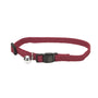 Coastal New Earth Soy Adjustable Breakaway Cat Collar, Cranberry, 8-12-in