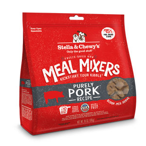 Stella & Chewy's Meal Mixers enrobage pour nourriture sèche déshydratée, 100 % porc
