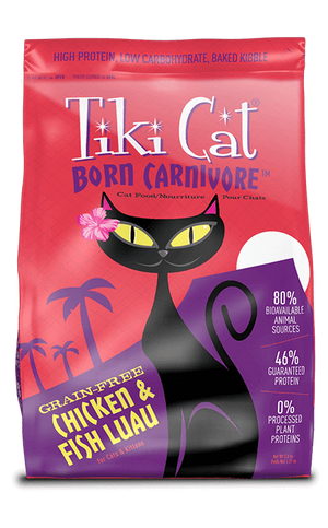 Tiki Cat Born Carnivore Chicken & Fish Luau Dry Cat Food