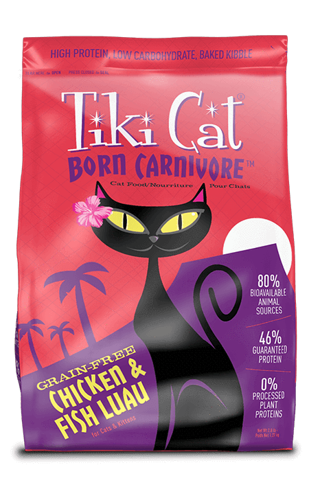Tiki Cat Born Carnivore Chicken & Fish Luau Dry Cat Food