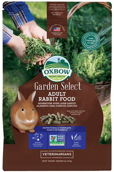 Oxbow Garden Select Adult Rabbit Food, 4-lb