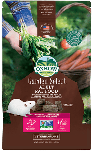 Oxbow Garden Select Adult Rat Food, 2.5-lb