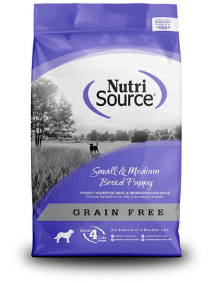 NutriSource Small & Medium Breed Puppy Grain-Free Dry Dog Food