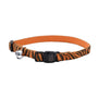 Coastal Collier Détachable Imprimé New Earth en Soja pour Chat, Citrouille avec Rayures, 8-12-in