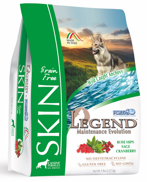 Forza10 Nutraceutic Legend Skin Wild Caught Anchovy Grain-Free Dry Dog Food, 25-lb