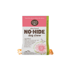 Earth Animal No-Meat No-Hide Plant-Based Salmon Flavored Chew Dog Treats