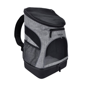 Bergan Sac Ï  dos de transport pour animaux, gris chiné