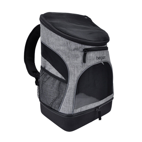 Bergan Backpack Pet Carrier, Heather Grey