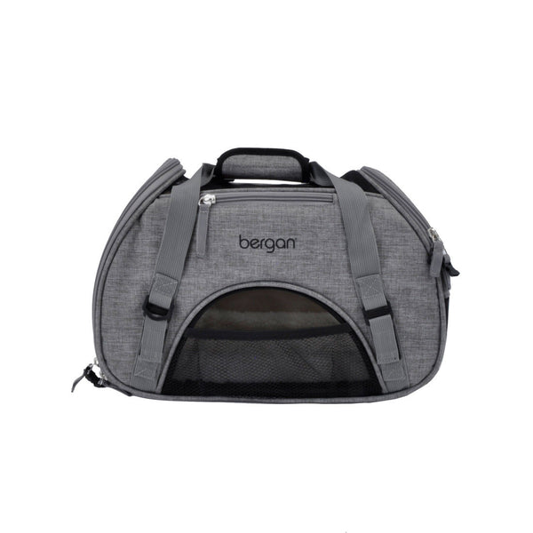 Bergan Comfort Pet Carrier, Heather Grey