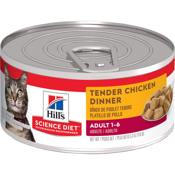 Hill's Science Diet Adult Tender Chicken Dinner Wet Cat Food