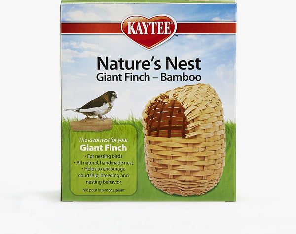 Kaytee Nature's Nest Bamboo Giant Finch Nest