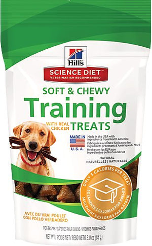 Hill's Science Diet Friandises Molles et Tendres pour l'Entraînement au Vrai Poulet Friandises pour chiens, 3 oz