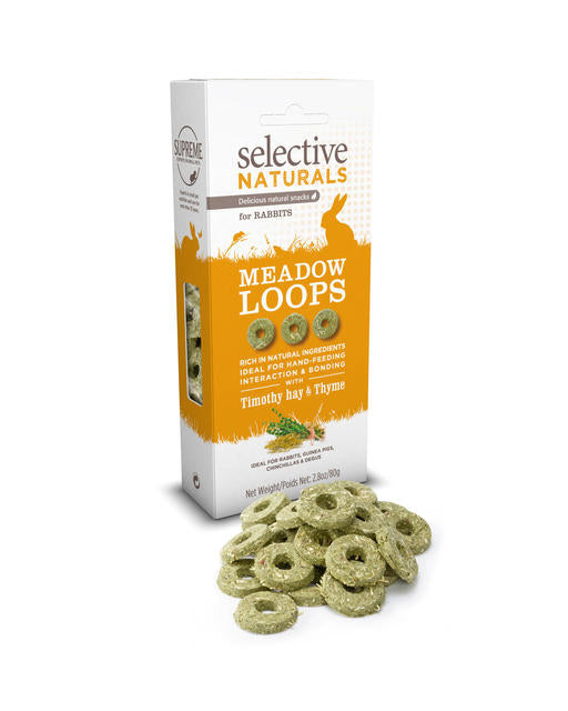 Supreme Petfoods Selective Naturals Meadow Loops Rabbit Treats